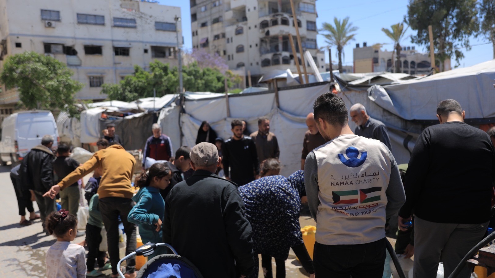 نماء الخيرية تنفذ مشروع «قطرة تحيي الأمل» لدعم غزة بالمياه