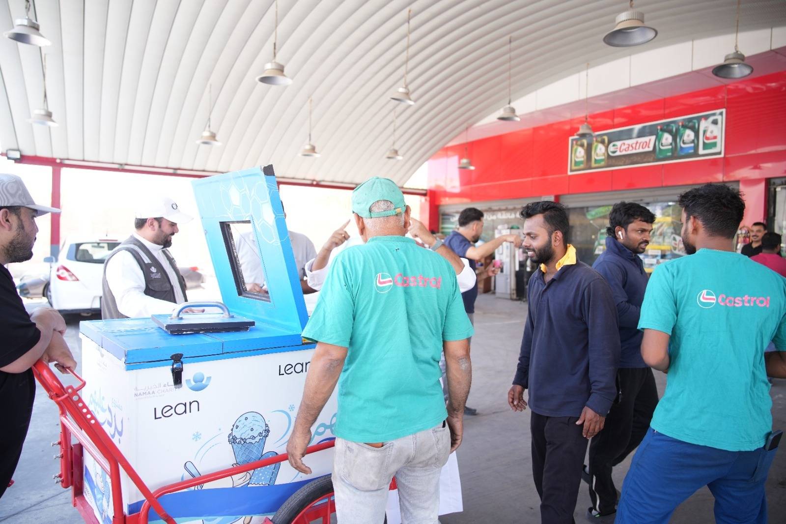 مبادرة نماء الخيرية لتخفيف حرارة الصيف عن 5 آلاف عامل